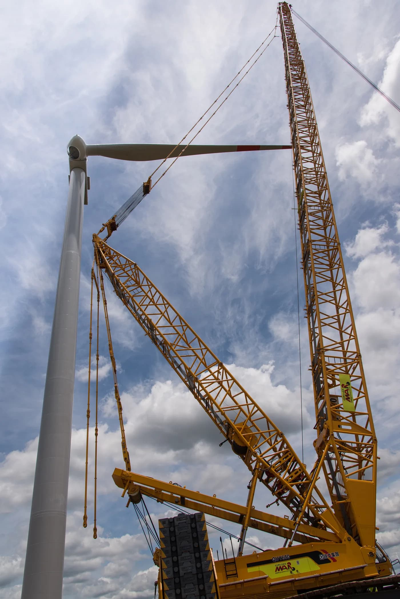 Proyecto de energía eólica de Grúas Mar